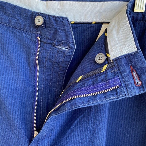 Polo Ralph Lauren Shorts Seersucker Indigo Blue - Picture 10 of 12